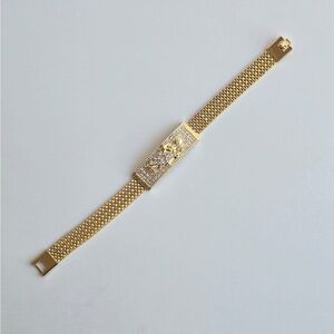 Gold plated Saint Jude bracelet. New!